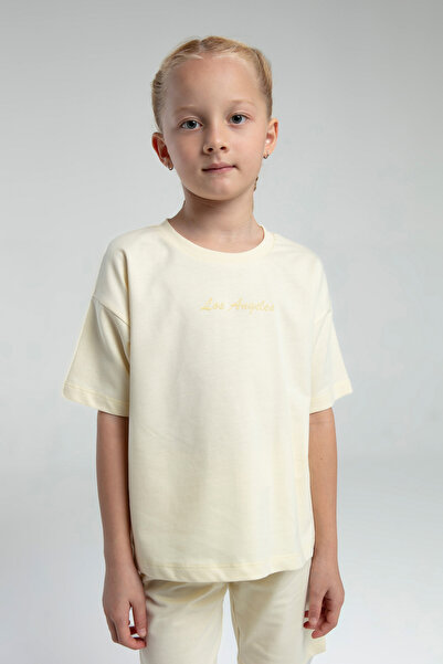 White Velvet Дитячий комплект з шортів і футболки з бавовни 100%