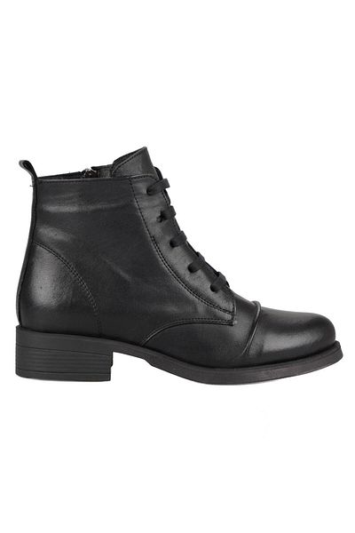FootCourt Daily Women's Boots Black Natural Leather