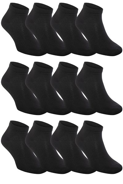 TOLIN Men's Set of 12 Bamboo Seamless Booties Socks 10500