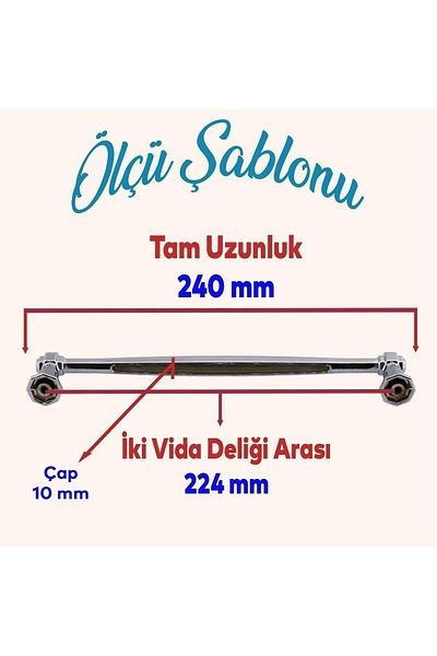 Badem10 Capac dulap dulap de bucătărie din metal cromat