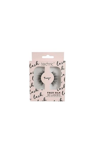 TECHNIC False Eyelashes, , Faux Silk 3d Lashes, Tango, Adhesive Included