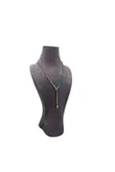 MeGass Dekor Domestic Production Adonis Model Geranium Fabric Smoked Color Height 38cm Necklace Jewelry Display Mannequin