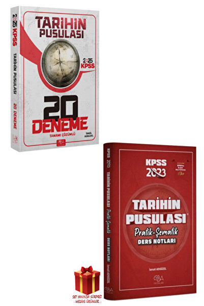 CBA Akademi 2025 CBA Akademi KPSS Tarihin Pusulası Deneme+Tarihin Pusulası De...