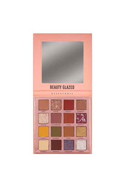 Beauty Glazed Trusa machiaj, krásná glazovaná, pouštní růže, A