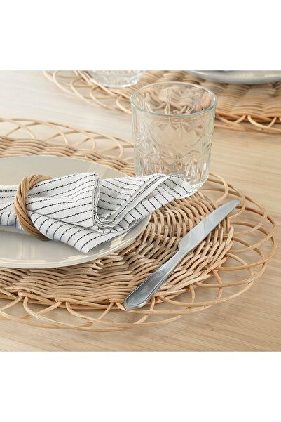 IKEA Vargfisk Natural Rattan Handmade Napkin Rings – Set Of 4, Eco-friendly & Unique Table Decor