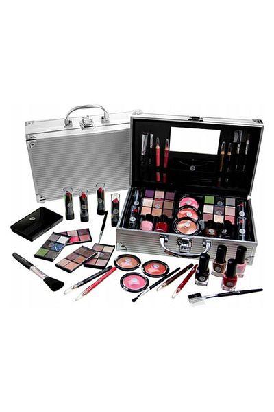 2K Makeup Kit, Fabulous, Beauty Case Included, Gray