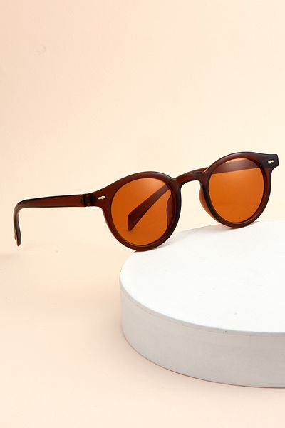 Nilu Moda Round Frame Women Men Unisex Sunglasses