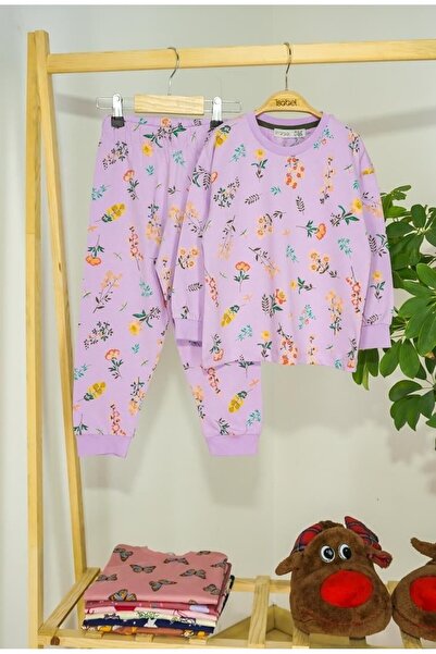 Little Miny Kids MinyKids Floral Lilac Children's Pajama Set