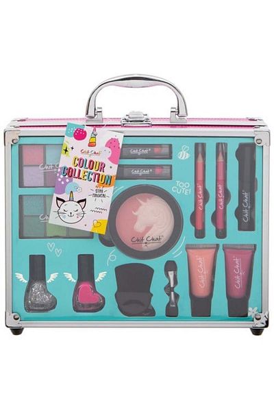 TECHNIC Geanta Cu Produse De Machiaj, , Chit Chat Colour Collection Case, 14 Produse