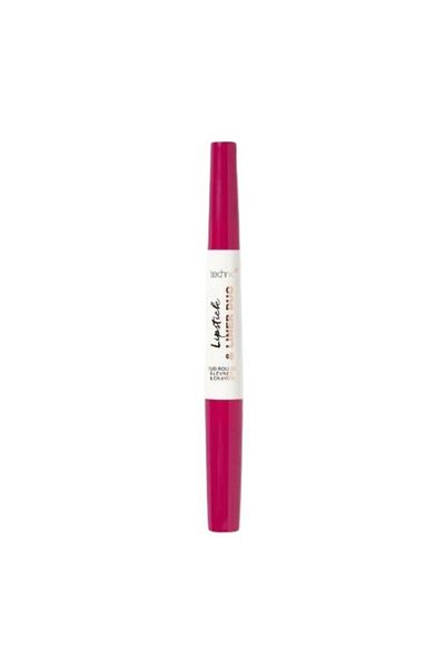 TECHNIC Set Ruj si Creion Buze, Technic, Duo, Vegan, Berrylicious, Roz