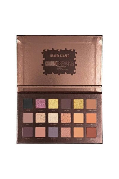 Beauty Glazed Paleta machiaj, Beauty Glazed, GroundBreaking, 18 farduri