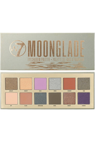 w7 Paleta 12 Farduri Pleoape, W7, Moonglade, Vegan, 20.4 g