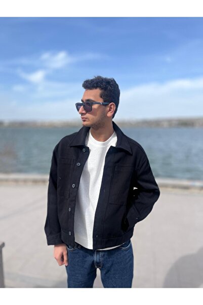 Büyük Cepli Denim Ceket