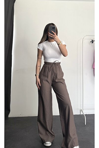 nona butik Pantaloni casual Olive - bej-gri