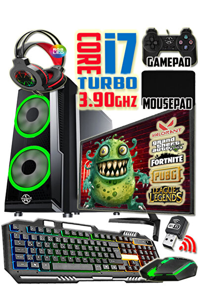 WARBOX SAMSA i7  Turbo:3.90ghz 16gb Ram 240gb Ssd 250gb Hdd R7 240-4gb E.kart...