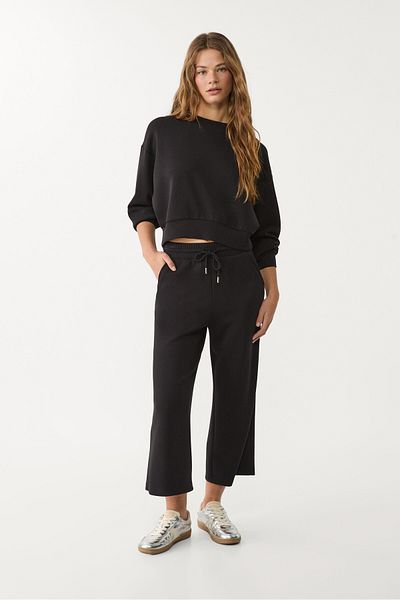 Stradivarius Flowing soft-touch culottes