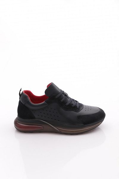 DGN Ανδρικά παπούτσια Sneaker Γνήσιο δέρμα Navy Blue 438310106