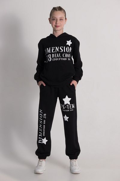 Elabutik M 9317 Girl's Tracksuit Tkm 11-15 Years