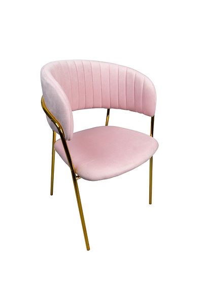 Cupio Lounge Chair - Pink & Gold MZT-Y-11