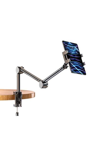 coofbe Teleskopic Ayarlanabilir Klipsli Yatak Masa Kenarı İçin Tablet Standı ...
