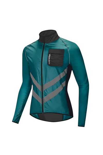 WOSAWE XL BL218-Q WOSAWE Windproof Cycling Jacket MTB Bike Jersey Outdoor Sport Cycling Windbreaker Rainpro