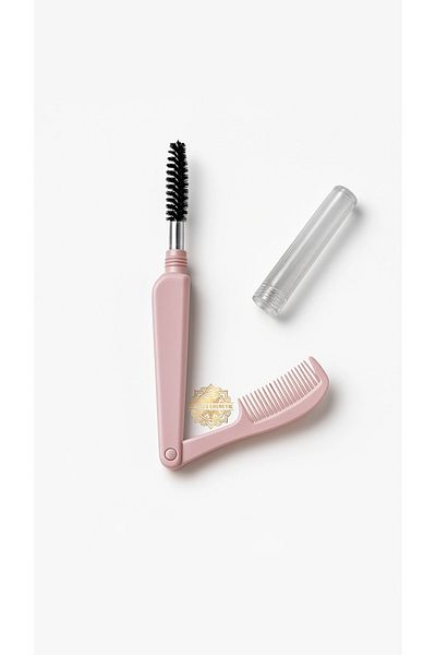 Nano Absolute Eyebrow Eyelash Combing and Curling Brush – Foldable and Shaping Brush with Cover