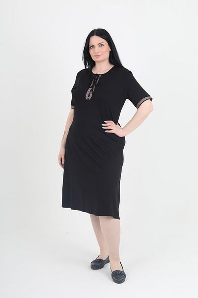 GNR Plus Size Short Sleeve Print Dress