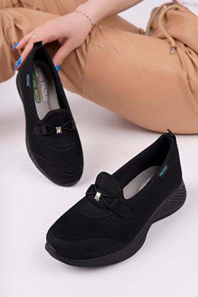 Akgün Kadın Siyah Anatomik Air Taban Günlük Ayakkabı