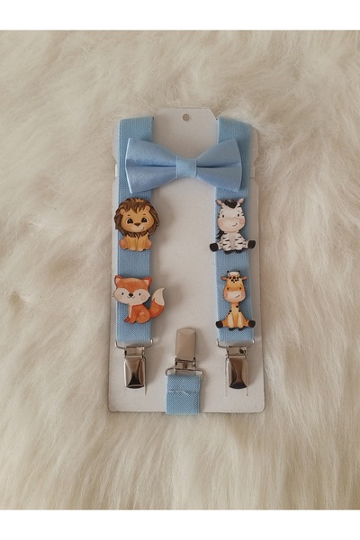 Bambinoo SAFARİ HAYVAN KONSEPT ASKI PAPYON ÖZEL GÜN DOĞUM GÜNÜ PANTOLON ASKISI