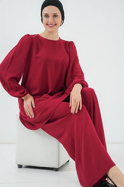 Bigdart Dámske tunikové nohavice Ayrobin Spodná súprava 6712 - Claret Red