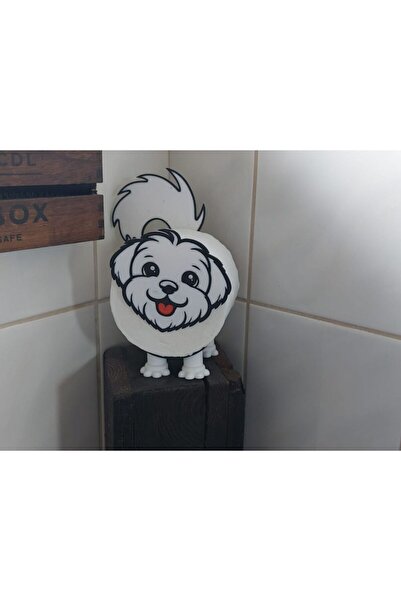 barsdepo ورق تواليت كلب المالطية - هل تحب ديكور الحمام؟