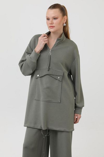 Puane 14299 Women's Modal Suit with Front Pocket