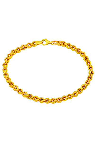 Bilezikci Güverse Zincir 14 Ayar Altın Unisex Bileklik