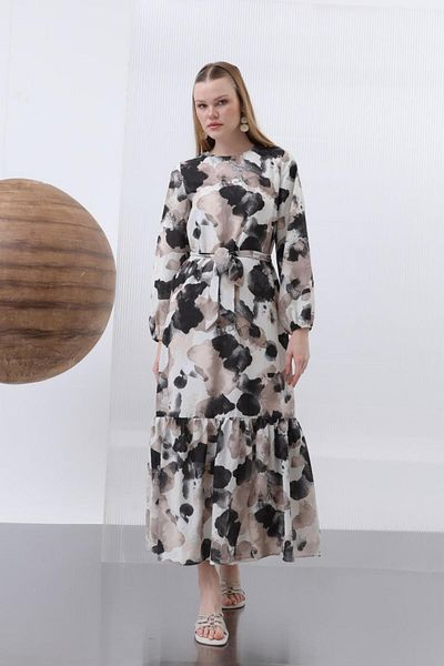 Puane 12602 Rochie cu model pentru femei