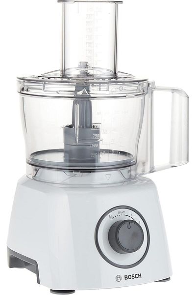 Bosch Multifunctional Food Processor 2.3L, 2 Speeds, 700W, White ,MCM3100WGB