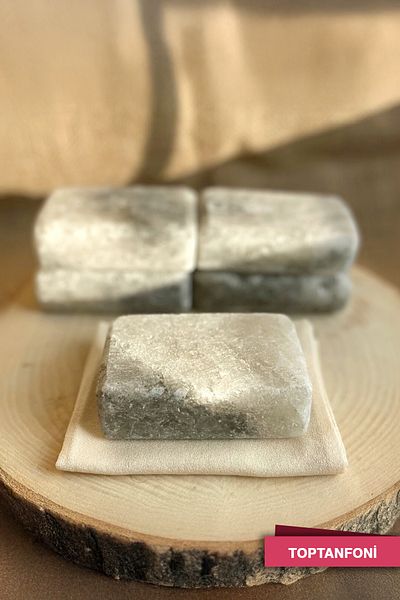 TOPTANFONİ Natural Rock Salt Soap