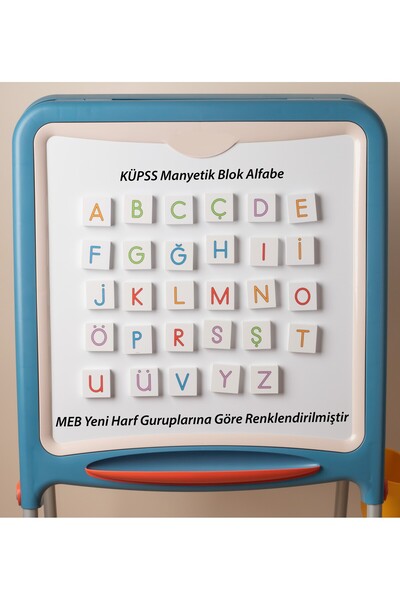KÜPSS Manyetik Renkli Harf Blokları - ALFABE - MEB Yeni Harf Gruplarına Göre ...