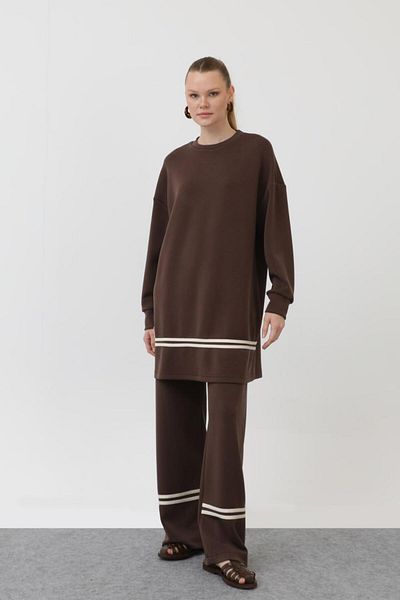 Puane 14291 Women's Grosgrain Detailed Modal Suit