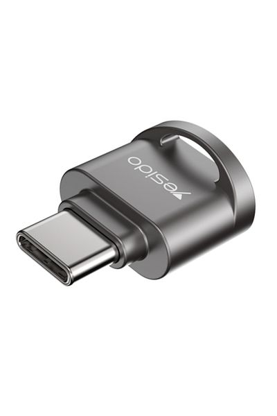 Yesido GS19 USB-C / Type-C to TF Card OTG Mini Card Reader(Black)
