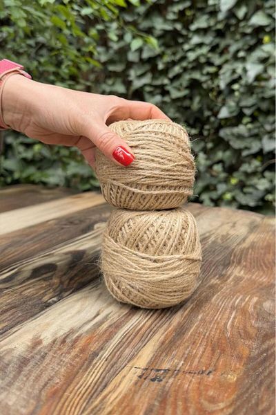 RufusConcept 100 Meters of Jute Rope Pack of 2 Pieces