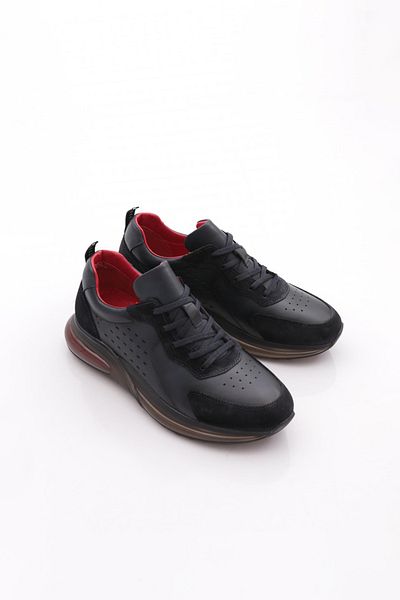 DGN Ανδρικά παπούτσια Sneaker Γνήσιο δέρμα Navy Blue 438310106