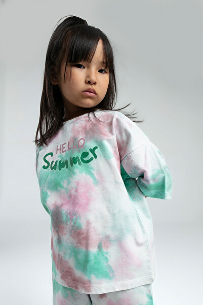 White Velvet Дитячий комплект з шортів та футболки з супрем-тканини, 100% бав...