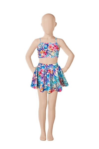 By Piera Quick Dry Girl's Bikini Swimsuit Set - 4 Pieces 86670
