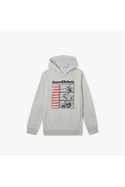 Puma Mid90S Kids Gray Sweatshirt