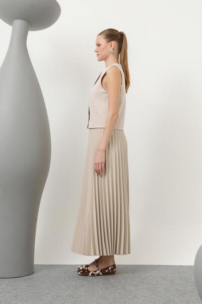 Puane 18232 Γυναικεία πλισέ φούστα