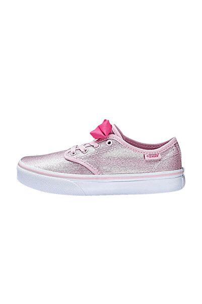 Vans Pink Camden Stripe (Bow) Kids Sneakers