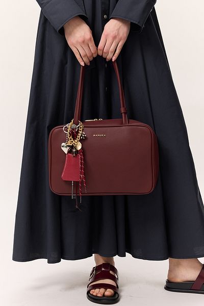 Manuka Simona Tote Bag Burgundy