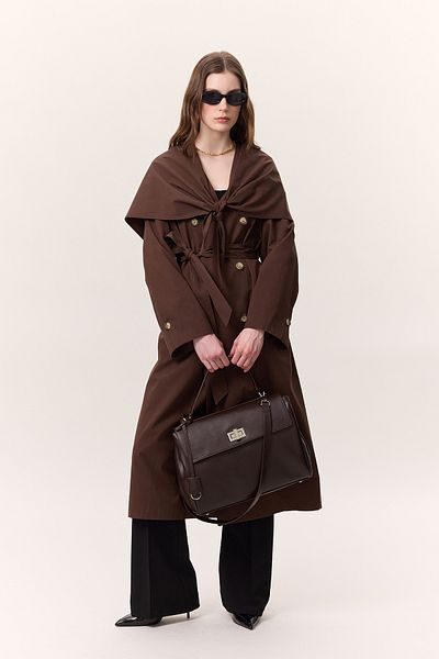 Manuka Wide Shoulder Bag - Bitter Brown