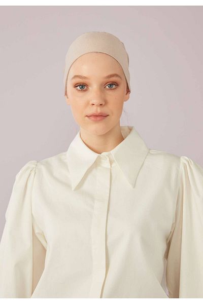 Fresh MESHED SEAMLESS FLAT BONE BEIGE