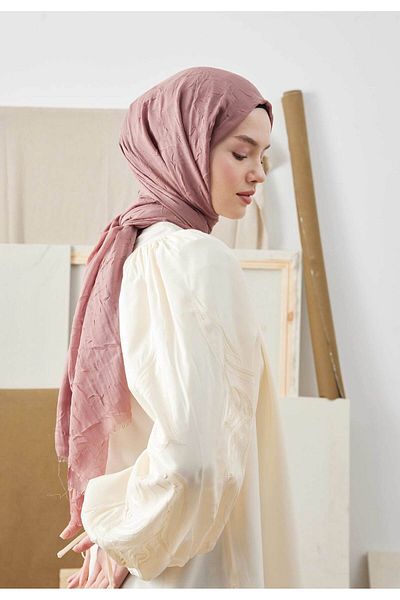 Fresh Vintage Bamboo Shawl - Rose Pattern